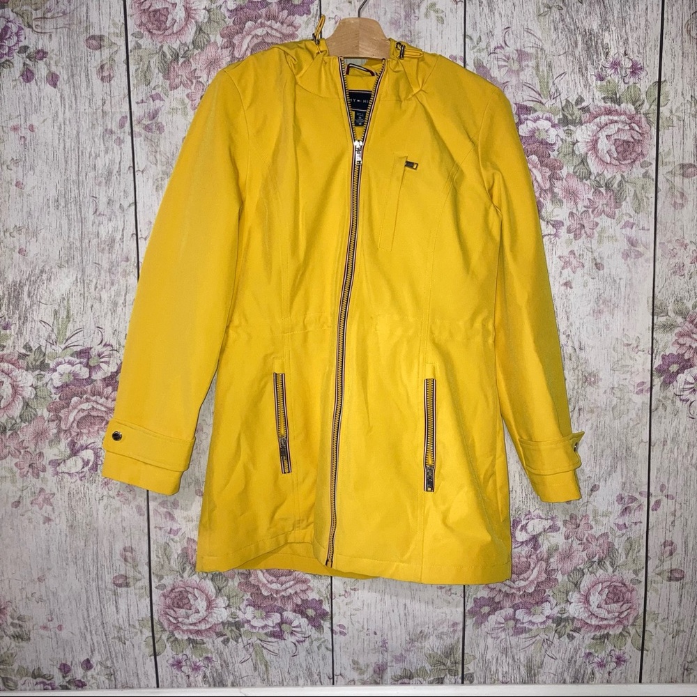 Cute yellow raincoat